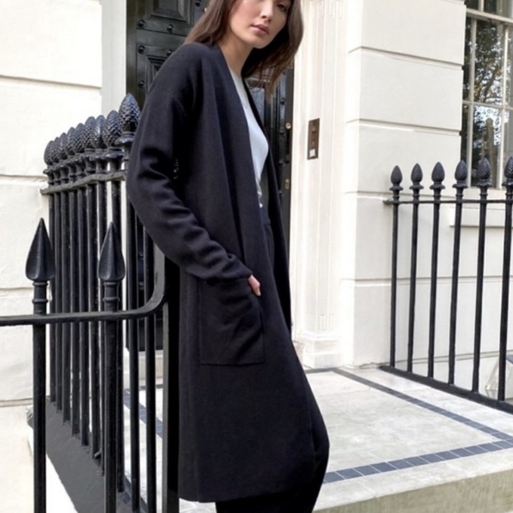Aritzia BABATON Wool,  long sleek but cozy and warm cardigan.